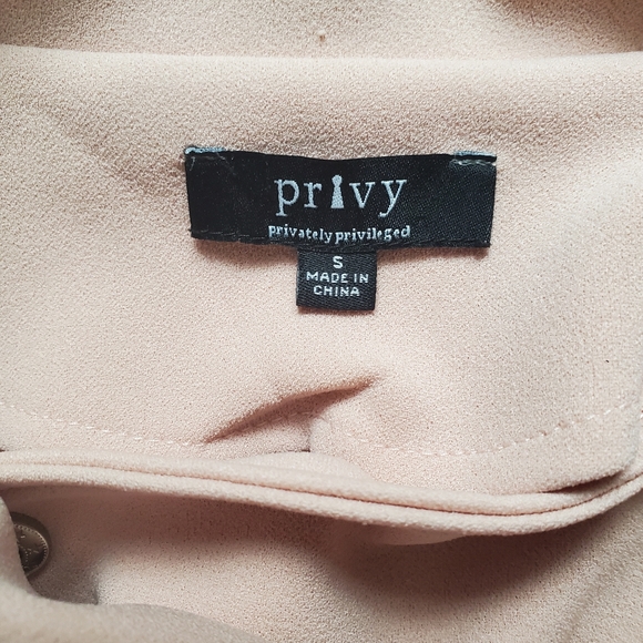 Privy Women's Pink Jacket Top Sz S - Picture 6 of 7